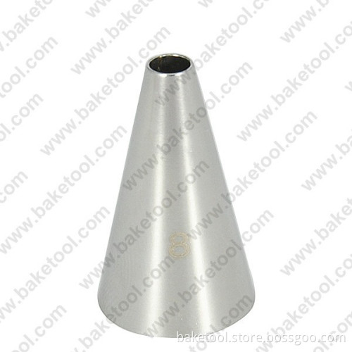 Stainless steel Cake Decorating round Nozzle #8